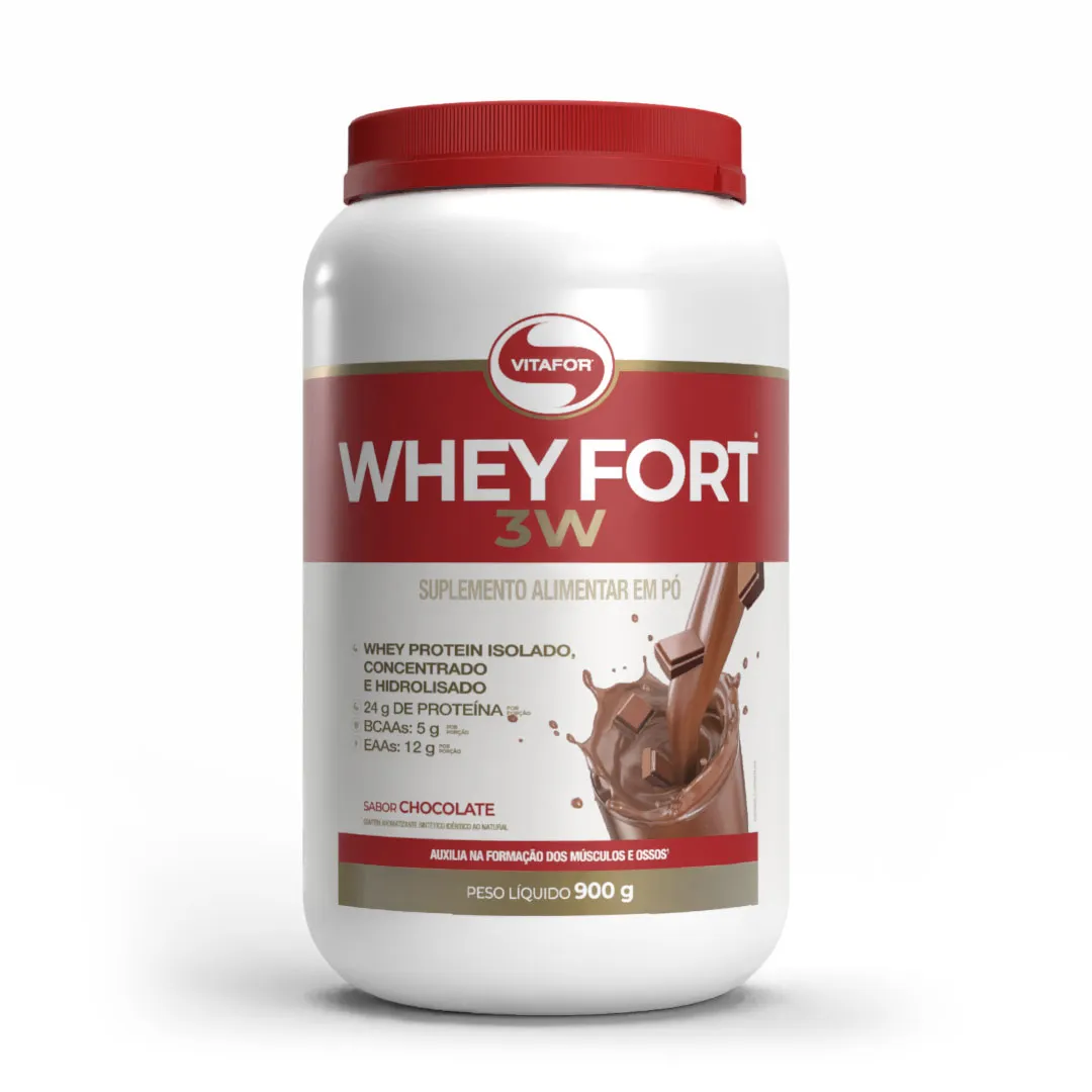 Whey Fort 3W Chocolate (Vitafor)