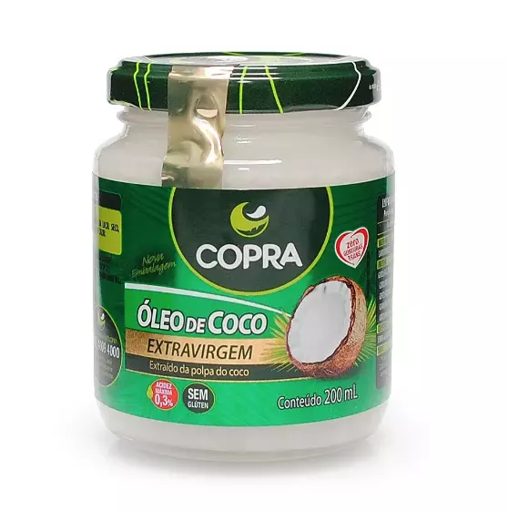 Óleo de Coco Extra Virgem 200ml (Copra)