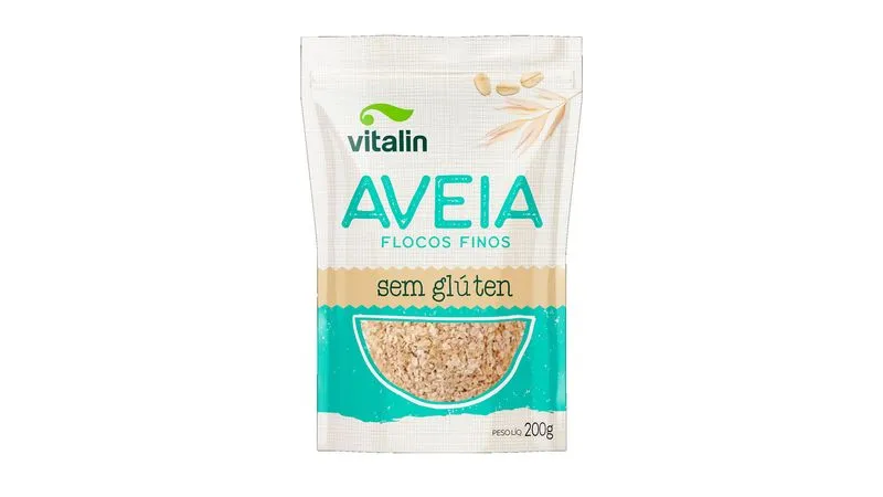 Aveia Flocos Finos 200g (Vitalin)