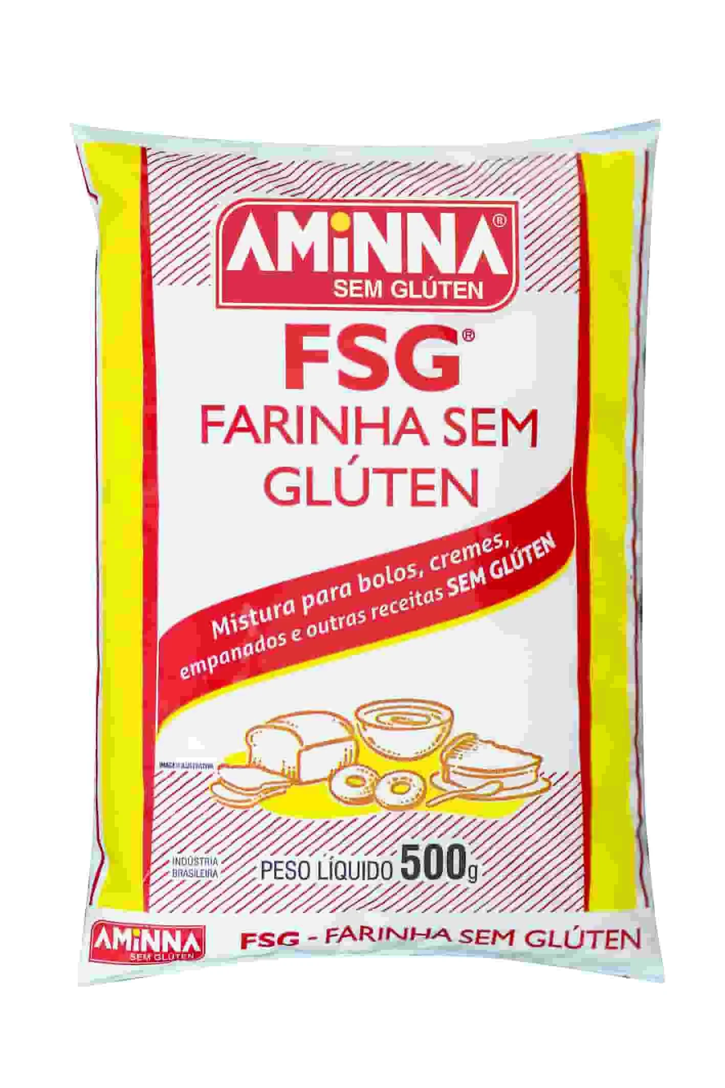 Farinha Sem Glúten 500g (Aminna)