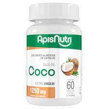 Óleo de Coco 60 cápsulas (Apisnutri)