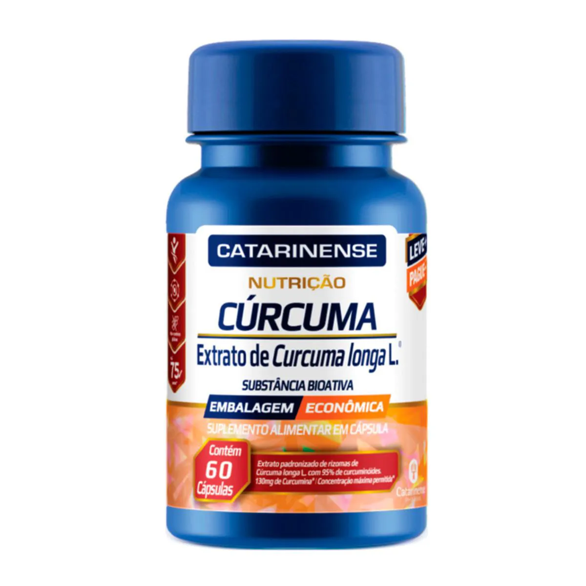 Cúrcuma Extrato 60 cápsulas (Catarinense)