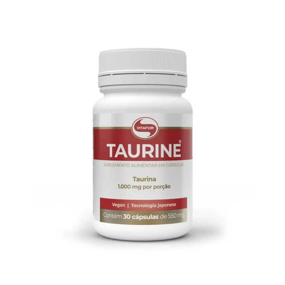 Taurine 1000mg 30 cápsulas (Vitafor)