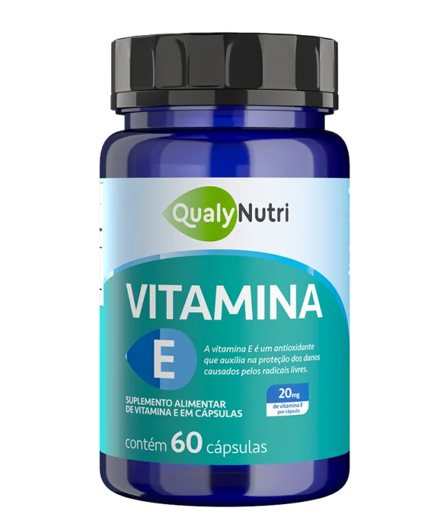 Vitamina E 60 cápsulas (Qualy Nutri)