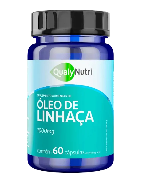 Óleo de Linhaça 60 cápsulas (Qualy Nutri)