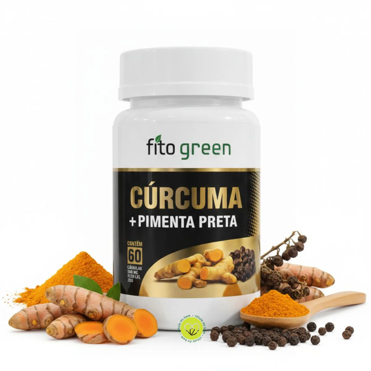 Cúrcuma + Pimenta Preta 120 cápsulas