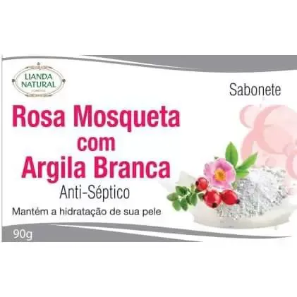 Sabonete de Rosa Mosqueta + Argila Branca